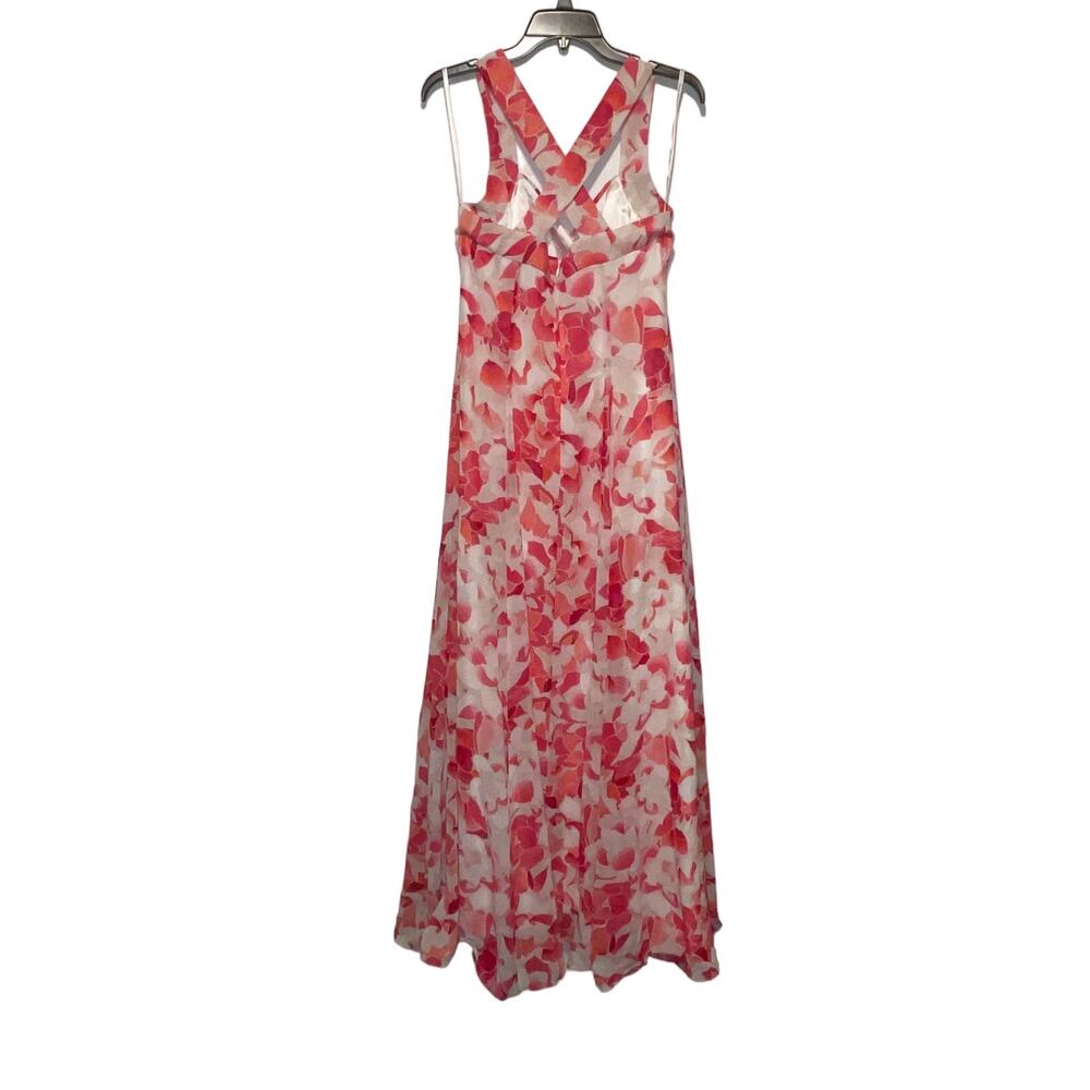 CALVIN KLEIN Women's Floral Strappy-Back Gown Pink, Size 6 - Picture 2 of 10